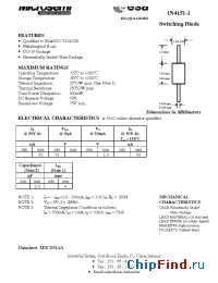 Datasheet 1N4151-1 manufacturer Microsemi