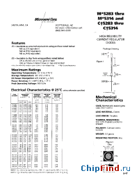 Datasheet 1N5283 manufacturer Microsemi