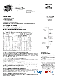 Datasheet 1N5526BDO35 manufacturer Microsemi
