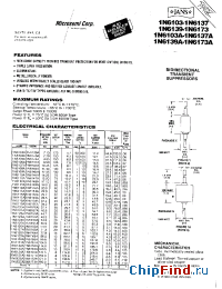 Datasheet 1N6125AUS manufacturer Microsemi