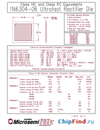 Datasheet 1N6304KCE manufacturer Microsemi