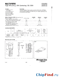 Datasheet 1N957B-1 manufacturer Microsemi