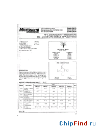 Datasheet 2N6080 manufacturer Microsemi