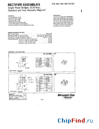 Datasheet 680-1 manufacturer Microsemi