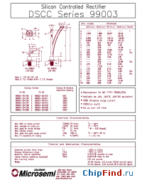Datasheet 99003-2N18051 manufacturer Microsemi
