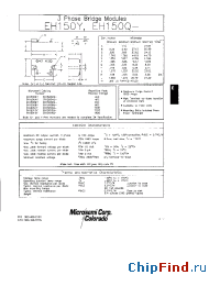 Datasheet EH15002Y manufacturer Microsemi
