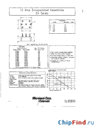 Datasheet EH8B1 manufacturer Microsemi