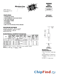 Datasheet JAN1N5617 manufacturer Microsemi