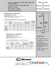 Datasheet JANHCA1N6677 manufacturer Microsemi