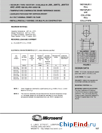 Datasheet JANS1N3154UR-1 manufacturer Microsemi