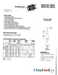 Datasheet JANTX1N3646 manufacturer Microsemi