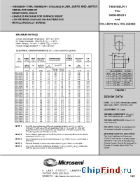 Datasheet JANTX1N5520C manufacturer Microsemi