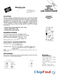 Datasheet LCE110A manufacturer Microsemi