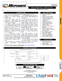 Datasheet LX1676-CPW manufacturer Microsemi