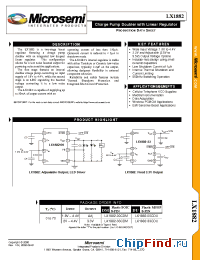 Datasheet LX1882-33CDM manufacturer Microsemi