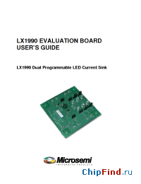 Datasheet LX1990-02EVAL manufacturer Microsemi