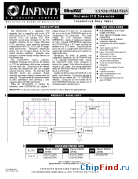 Datasheet LX5241 manufacturer Microsemi
