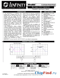 Datasheet LX5241CDB manufacturer Microsemi