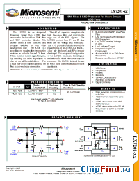 Datasheet LX7201-15ISF manufacturer Microsemi