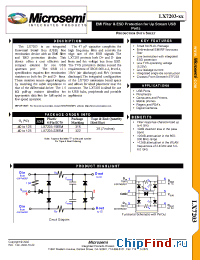 Datasheet LX7203-22ISM manufacturer Microsemi