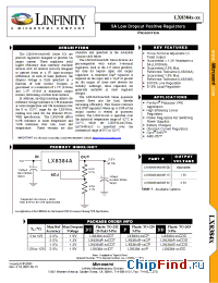 Datasheet LX8384-15CP manufacturer Microsemi