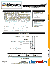 Datasheet LX8580A-00CDF manufacturer Microsemi