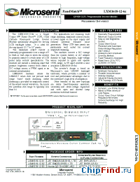 Datasheet LXM1618-12-63 manufacturer Microsemi