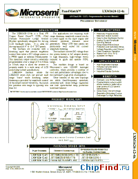 Datasheet LXM1624-12-42 manufacturer Microsemi
