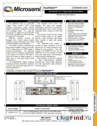 Datasheet LXM1643-12-63 manufacturer Microsemi