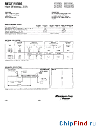 Datasheet UES1303SM manufacturer Microsemi