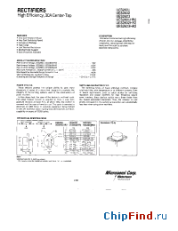Datasheet UES2601 manufacturer Microsemi