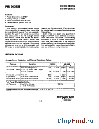 Datasheet UM4300 manufacturer Microsemi