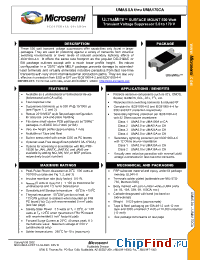 Datasheet UMA110A manufacturer Microsemi