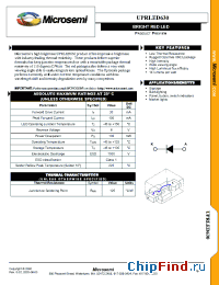 Datasheet UPRLED630 manufacturer Microsemi
