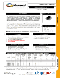 Datasheet USB0805C-A manufacturer Microsemi