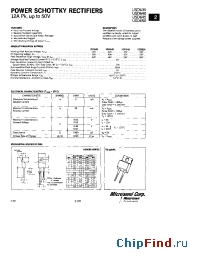 Datasheet USD645 manufacturer Microsemi