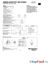 Datasheet USD7525 manufacturer Microsemi