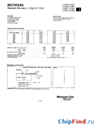 Datasheet UT236-UT347 manufacturer Microsemi