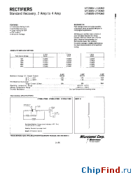 Datasheet UT3005 manufacturer Microsemi
