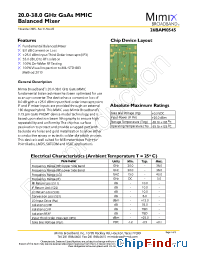 Datasheet 26BAM0545 manufacturer Mimix