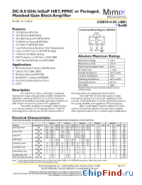 Datasheet CGB7014-BD manufacturer Mimix