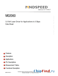 Datasheet M02060evm-el manufacturer Mindspeed