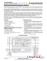 Datasheet M2835X manufacturer Mindspeed