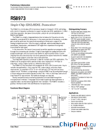 Datasheet RS8973 manufacturer Mindspeed