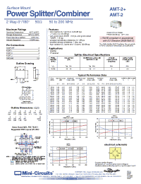 Datasheet AMT-2 manufacturer Mini-Circuits