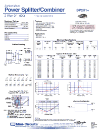 Datasheet BP4C manufacturer Mini-Circuits