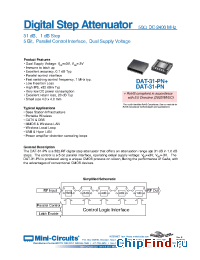 Datasheet DAT-31-PN+ manufacturer Mini-Circuits
