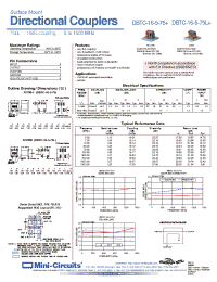 Datasheet DBTC-16-5-75L+ manufacturer Mini-Circuits