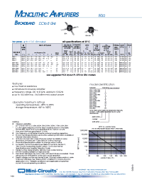 Datasheet ERA-2SM manufacturer Mini-Circuits