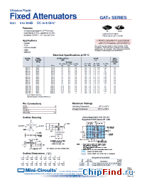 Datasheet GAT-0 manufacturer Mini-Circuits